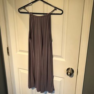 Light purple halter top dress
